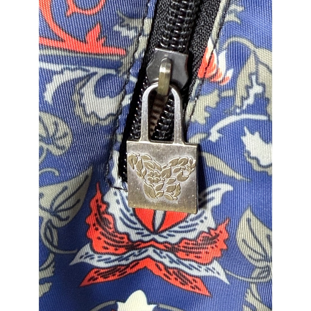 Butterfly Black Sling Backpack Women Blue Floral Bird William Morris Print Bag - Picture 5 of 8